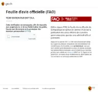 Kleine Seitenvorschau von fao.ge.ch