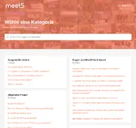 Kleine Seitenvorschau von faq.meet5.de