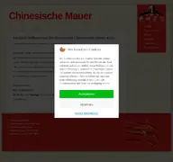 Kleine Seitenvorschau von chinesische-mauer-koeln.de