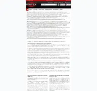 Kleine Seitenvorschau von pritex.de