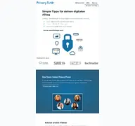 Kleine Seitenvorschau von privacytutor.de