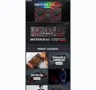 Kleine Seitenvorschau von numark.com