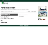 Kleine Seitenvorschau von farbton.hawo-farben.de