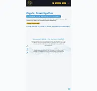 Kleine Seitenvorschau von krypto-investigation.de