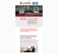 Kleine Seitenvorschau von juma-logistik.de