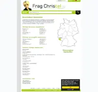 Kleine Seitenvorschau von saarbruecken.frag-christel.de