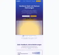 Kleine Seitenvorschau von mymarktforschung.de