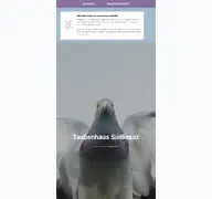 Kleine Seitenvorschau von taubenhausamsuedkreuz.de