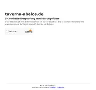 Kleine Seitenvorschau von taverna-abelos.de