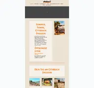 Kleine Seitenvorschau von citybeachdresden.de