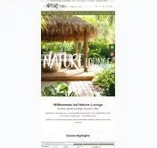 Kleine Seitenvorschau von nature-lounge.de
