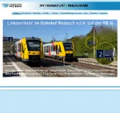 Kleine Seitenvorschau von pro-bahn-frankfurt.de