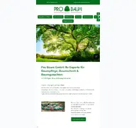 Kleine Seitenvorschau von probaum-gmbh.de