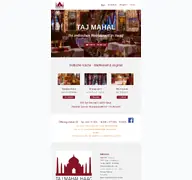 Kleine Seitenvorschau von taj-mahal-in-haag.de