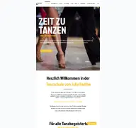 Kleine Seitenvorschau von tanzschule-jr.de