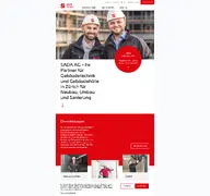 Kleine Seitenvorschau von sada.ch