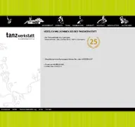 Kleine Seitenvorschau von tanzwerkstatt.de