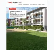 Kleine Seitenvorschau von studentenwohnung-garching.de