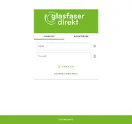 Kleine Seitenvorschau von kundenportal.glasfaser-direkt.de