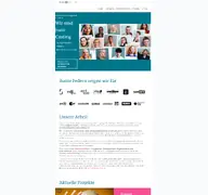 Kleine Seitenvorschau von juno-casting.de