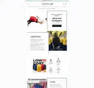 Kleine Seitenvorschau von justcarry.de