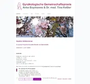 Kleine Seitenvorschau von gynpraxis-eschweiler.de