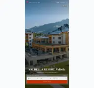 Kleine Seitenvorschau von valbella.resorthotel.de