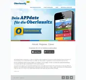 Kleine Seitenvorschau von oberlausitz-app.de