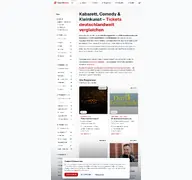 Kleine Seitenvorschau von kabarettfinder.de
