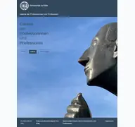 Kleine Seitenvorschau von professorenkatalog.uni-koeln.de