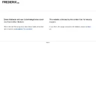 Kleine Seitenvorschau von blocked.frederix-hotspot.de