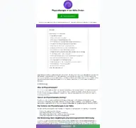 Kleine Seitenvorschau von physio-suche.de
