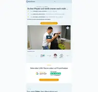 Kleine Seitenvorschau von physiofinanzen.de