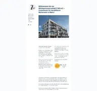 Kleine Seitenvorschau von z-wo.de