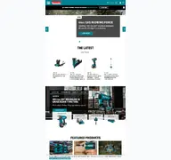 Kleine Seitenvorschau von makitatools.com