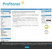 Kleine Seitenvorschau von profitoner.de