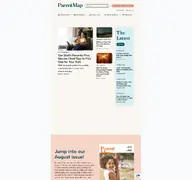 Kleine Seitenvorschau von parentmap.com