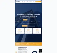 Kleine Seitenvorschau von profor-software.de