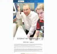 Kleine Seitenvorschau von profund.pfand-textil.de