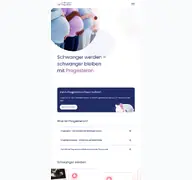 Kleine Seitenvorschau von progesteron.de