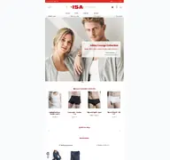 Kleine Seitenvorschau von isa-shop.de