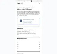 Kleine Seitenvorschau von wahlen.fh-potsdam.de