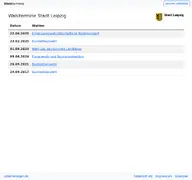 Kleine Seitenvorschau von wahlergebnis.leipzig.de