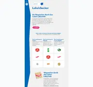 Kleine Seitenvorschau von labelchecker.de