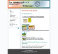 Kleine Seitenvorschau von pro-holdenstedt.de