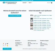 Kleine Seitenvorschau von gs-ersatzteilservice.de
