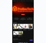 Kleine Seitenvorschau von probautech.de
