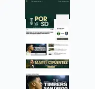 Kleine Seitenvorschau von timbers.com