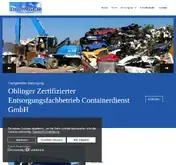 Kleine Seitenvorschau von entsorgungsfachbetrieb-oblinger.de