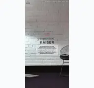 Kleine Seitenvorschau von leuchtenkaiser.de